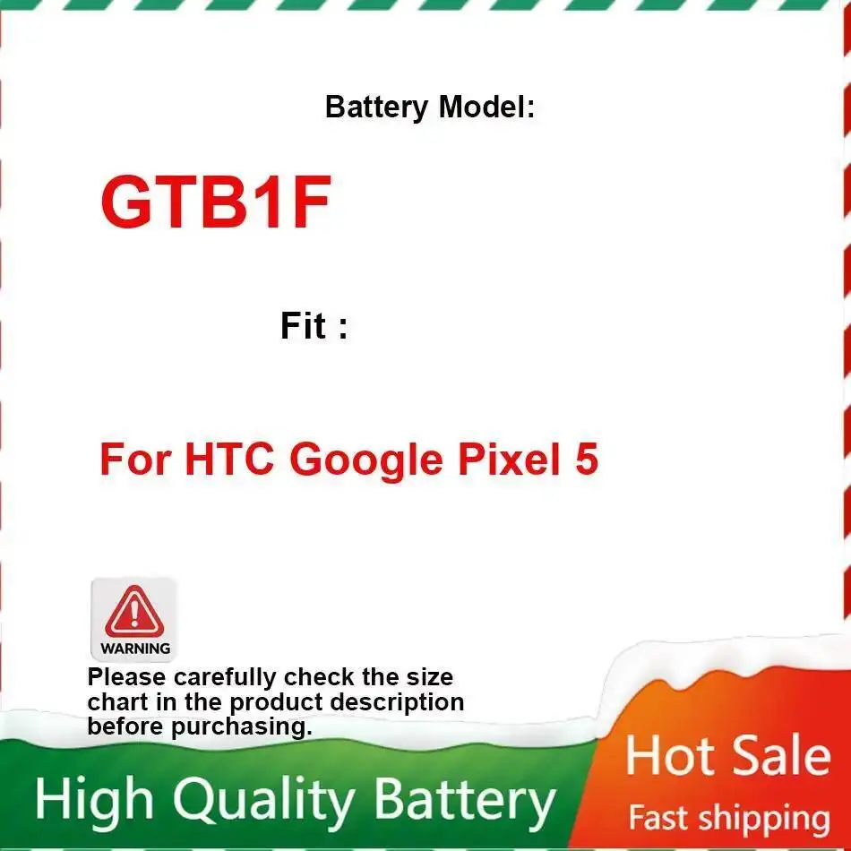 

Для портативного мобильного телефона Htc Google Pixel 5 GTB1F, 4800 мАч, дополнительные аккумуляторы + номер отслеживания