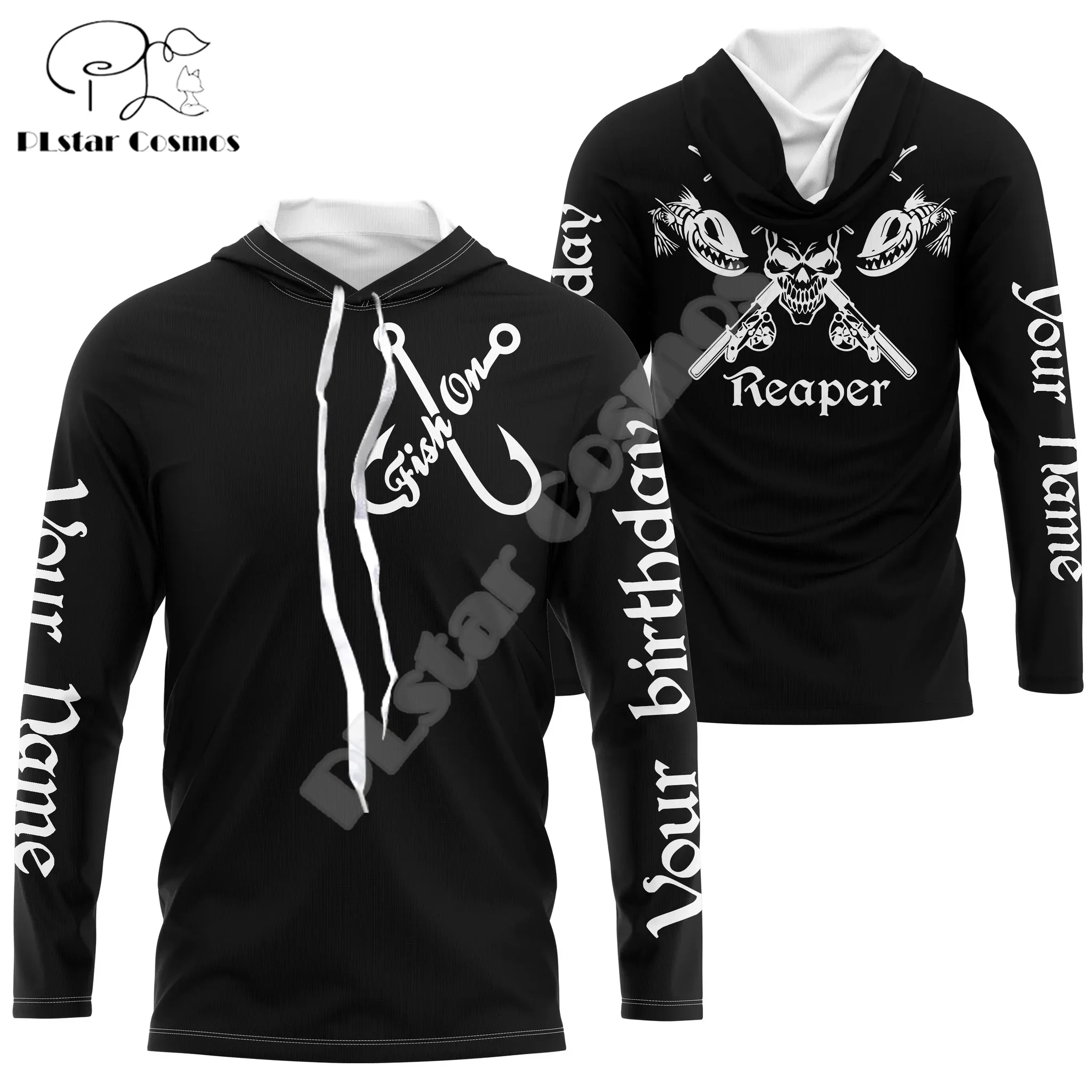 

Custom Name Animal Fishing Mahi Graffiti Fish Tattoo Retro Tracksuit Vintage 3DPrint Pullover Harajuku Casual Hoodies Jacket J8