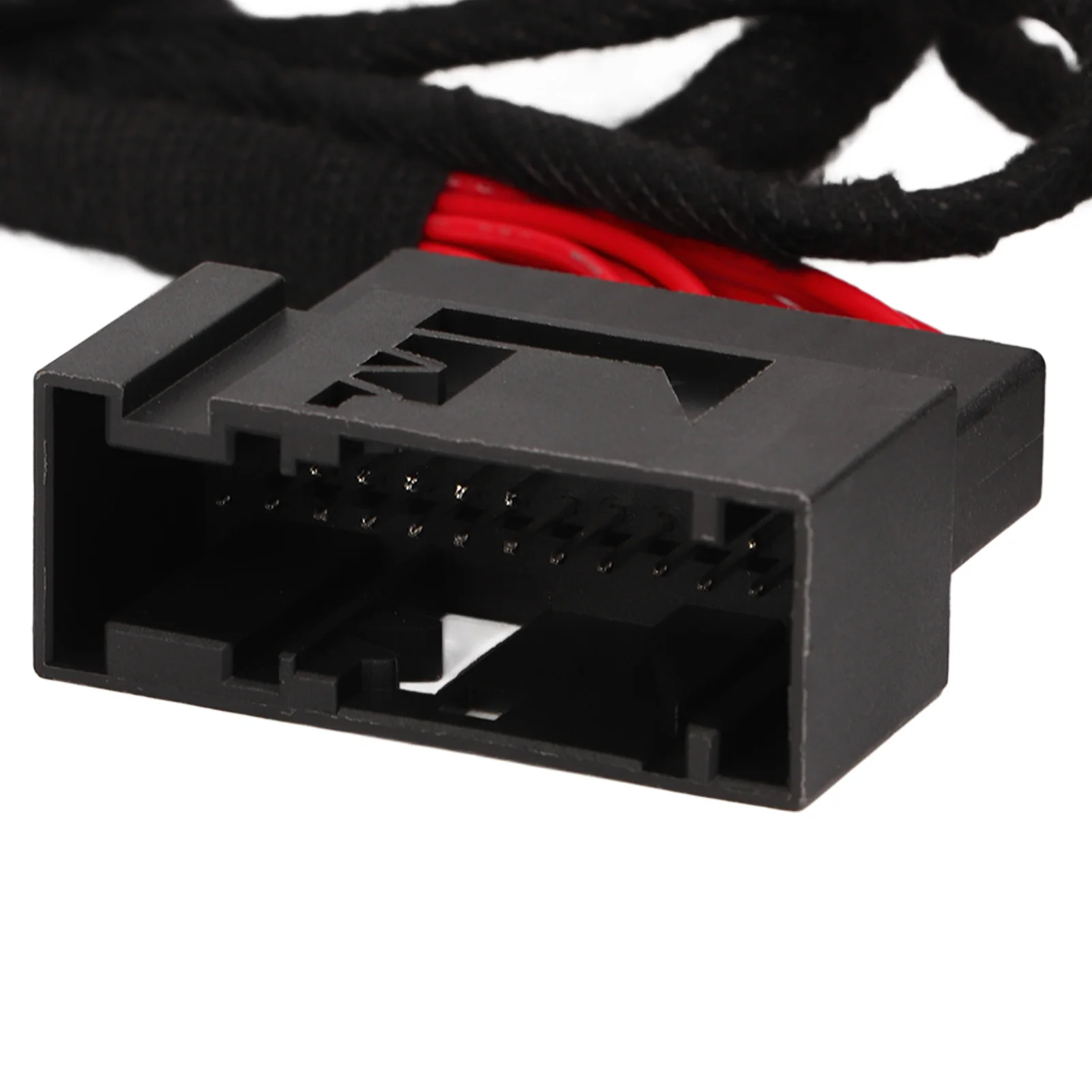 HC3Z 19A387 B Arnés de conversión PNP de 4 pulgadas a 8 pulgadas ABS antienvejecimiento profesional negro resistente al desgaste para actualización SYNC 1 a SYNC 3