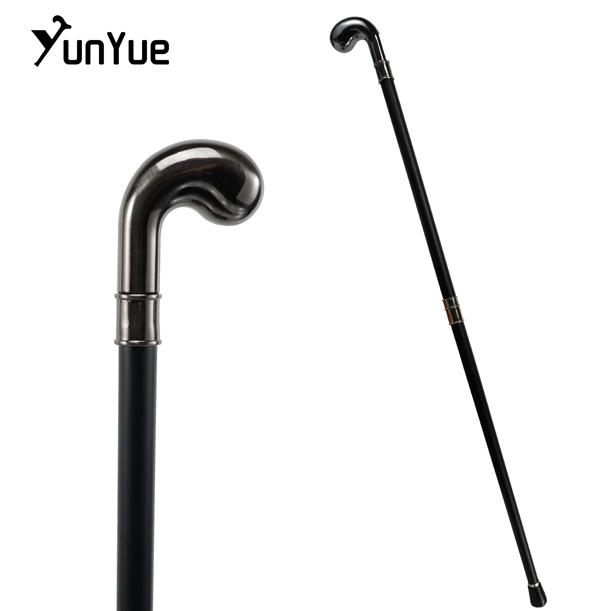 

Черная лампа для гольф-клуба, модная трость, художественный декоративный подарок, трость для джентльмена, элегантные костыли, реквизит для косплея, трость