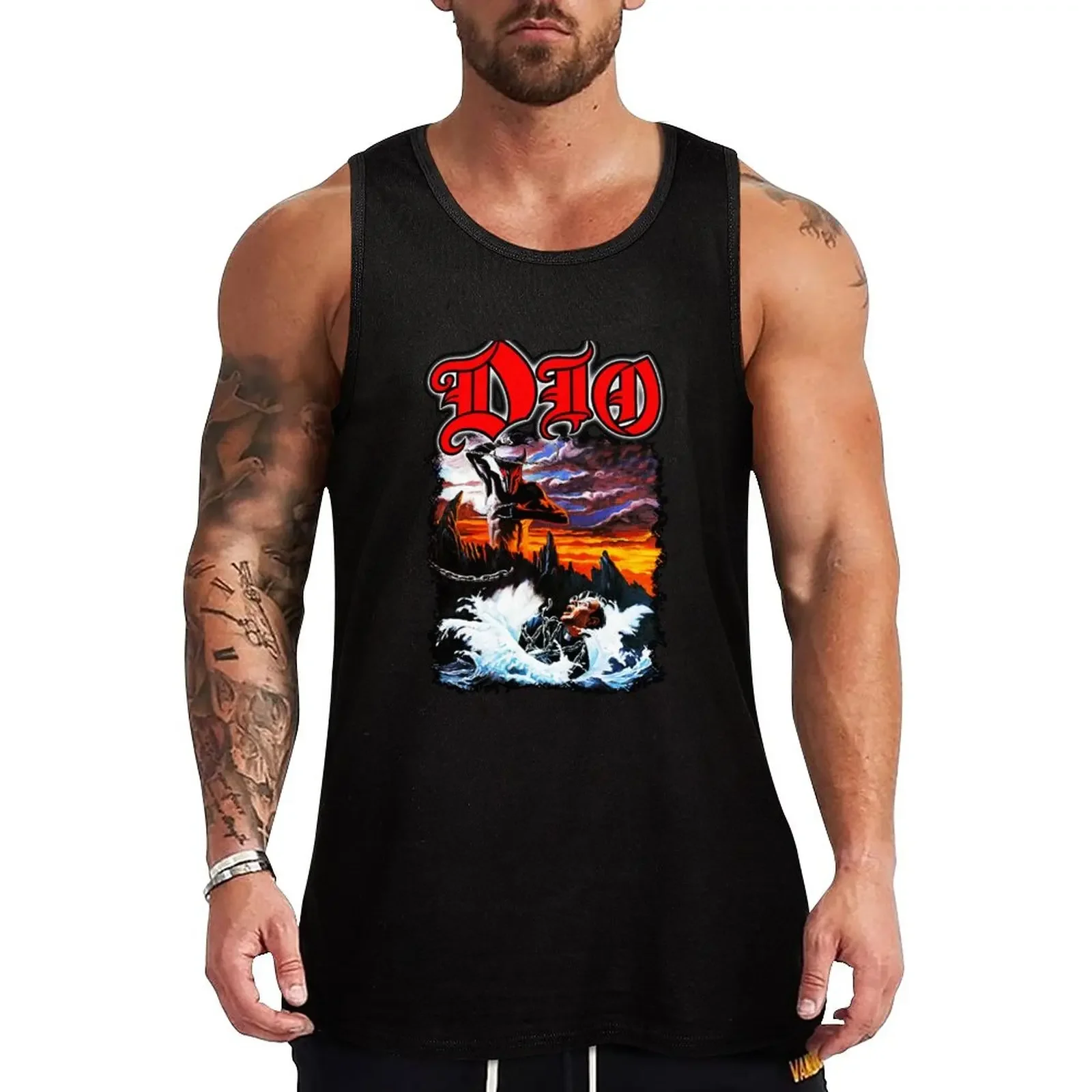 New Dio Genre: rock Tank Top Sportswear for men cool things vest for men