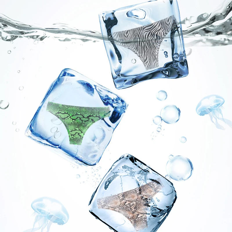 กางเกงในจีสตริงผ้าไหมน้ำแข็งกางเกงในจีสตริง3ชิ้นกางเกงในสตรีกางเกงในเซ็กซี่กางเกงในขนาดพิเศษไร้รอยต่อสำหรับผู้หญิง