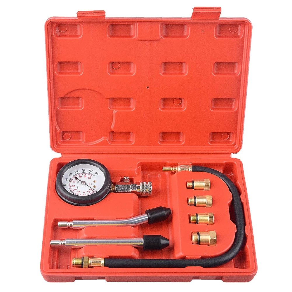 

Professional Petrol Engine Compression Tester Kit Set for Automotives and Motorcycles