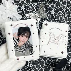 Black Butterfly Photo Small Card Bag Mini Album 3-3.5 Celebrity Album Cardbook Suitable for Celebrity Small Card Collection