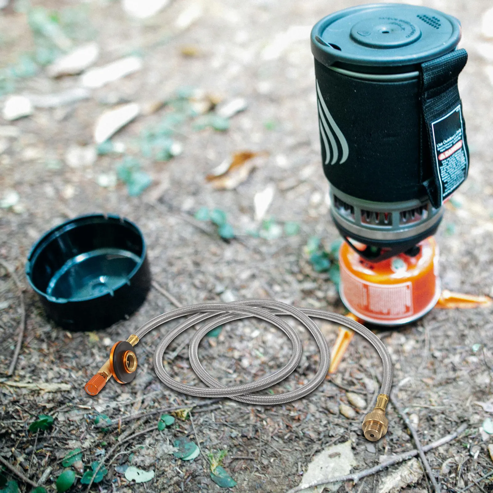 Outdoor Camping Propane Hose Extension Refill Adapter Gas Tank Refill Hose Universal Propane Regulator for Grill Portable Stove