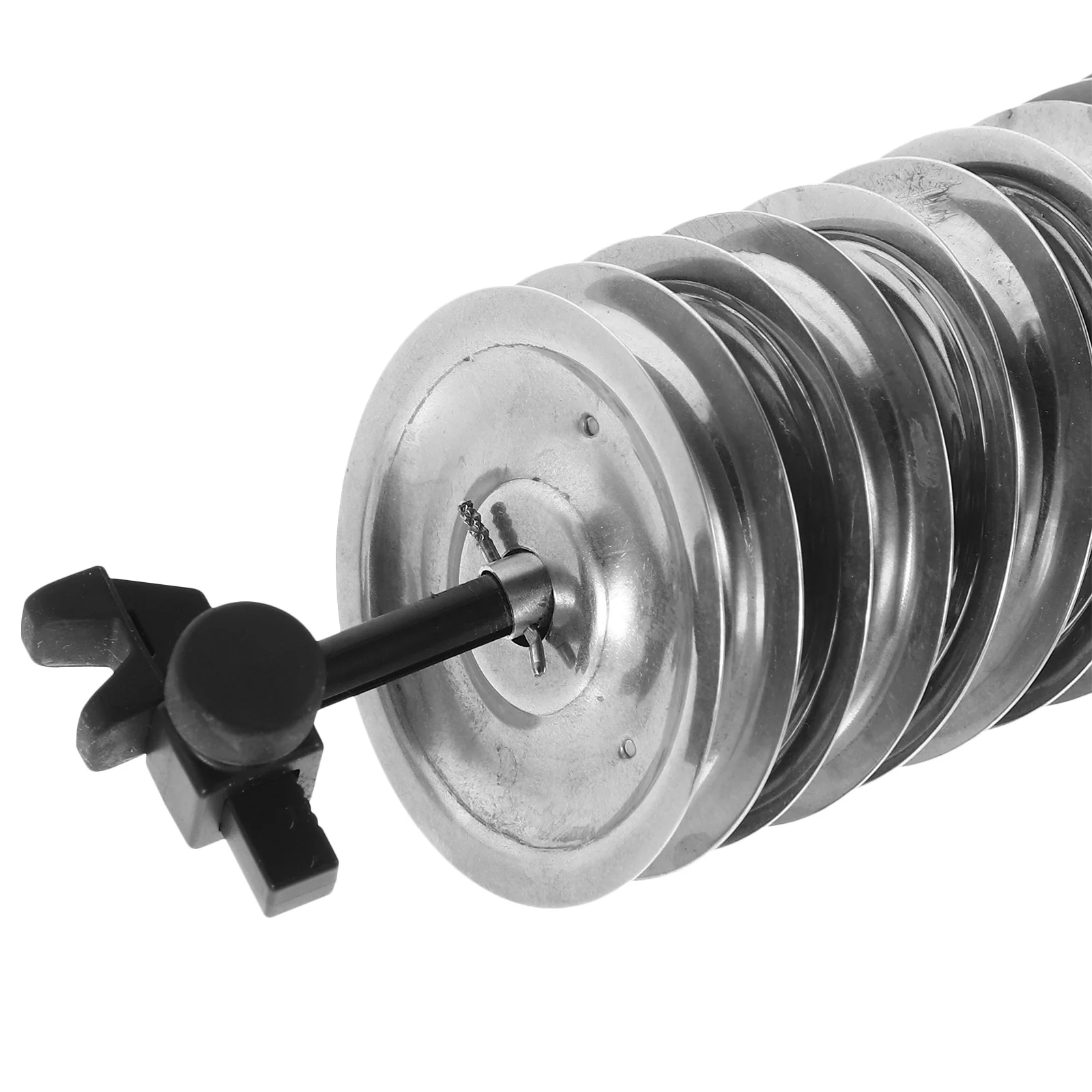 الغيتار ثقب الصوت جرس معدني صغير الدف ردود الفعل الضوضاء المخفض الصوتية الغيتار ملحق المبتدئين المحمولة ممارسة إيقاع