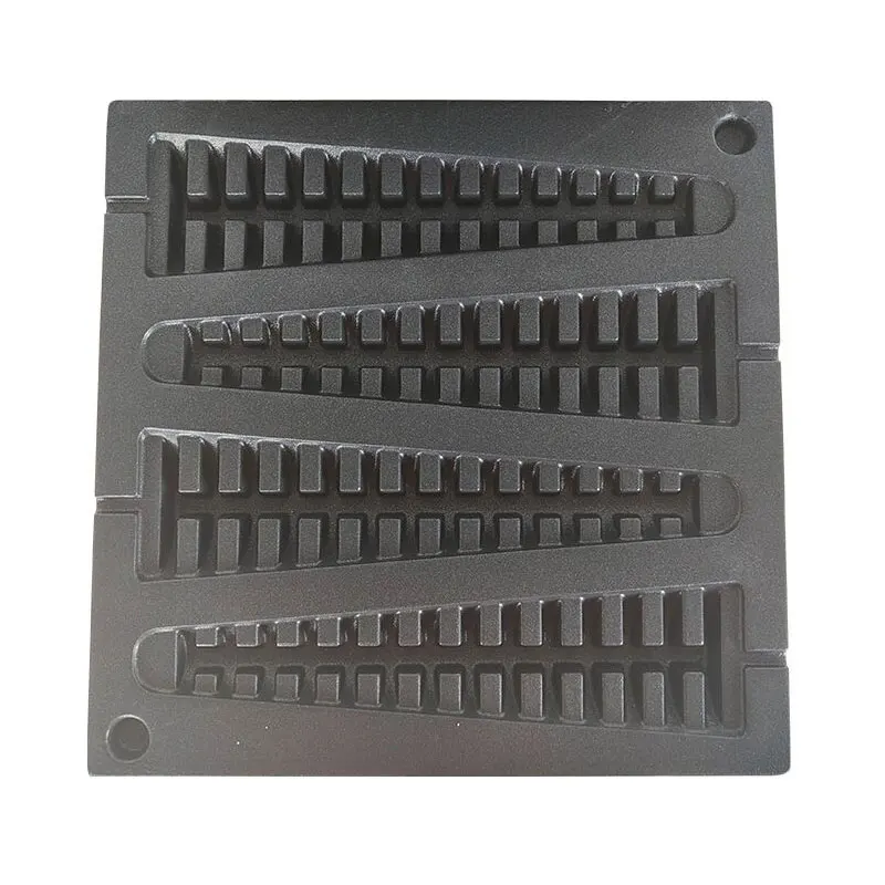 Commercial 4Pcs Lolly Waffle Baker Machine Pine Tree Shaped Waffle Making Machine 220v