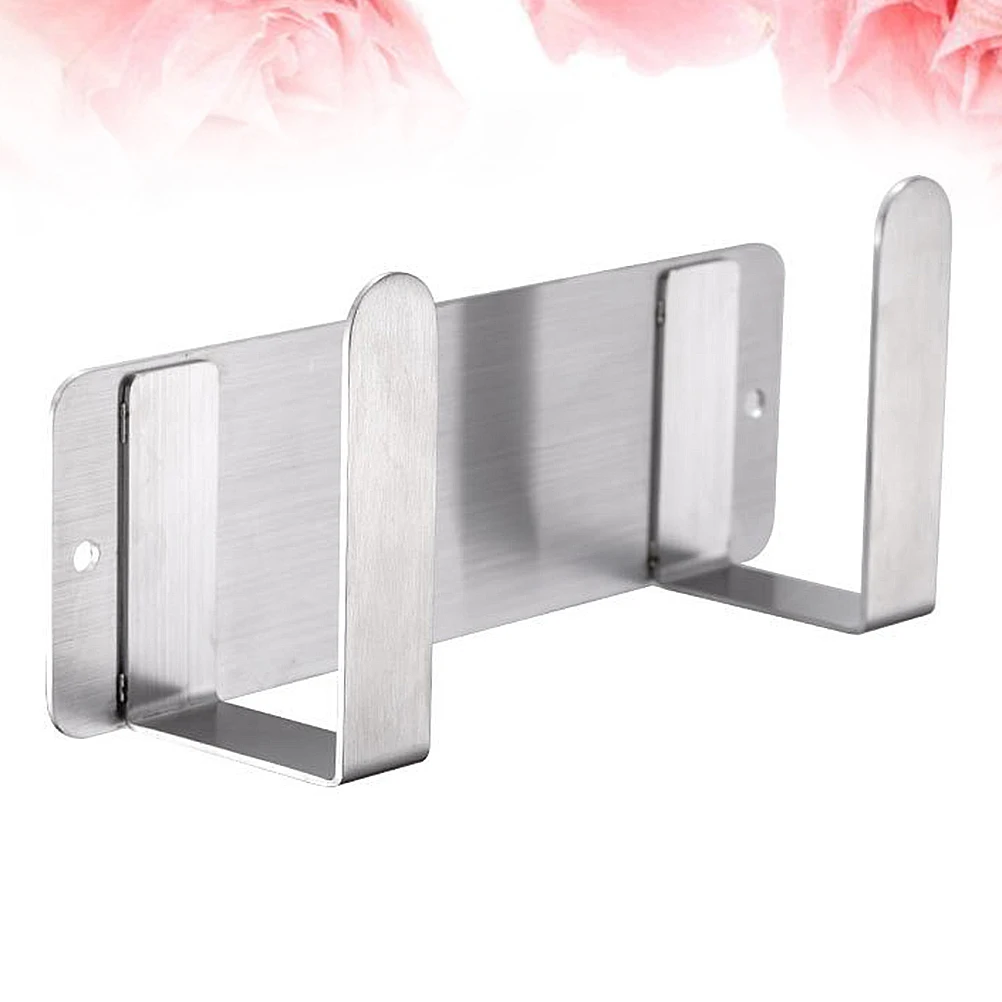 

Wall Mount Pot Lid Organizer Strong Vacuum Suction Pan Cover Rack Stainless Steel Kitchen Storage Solution for Cutting Boards