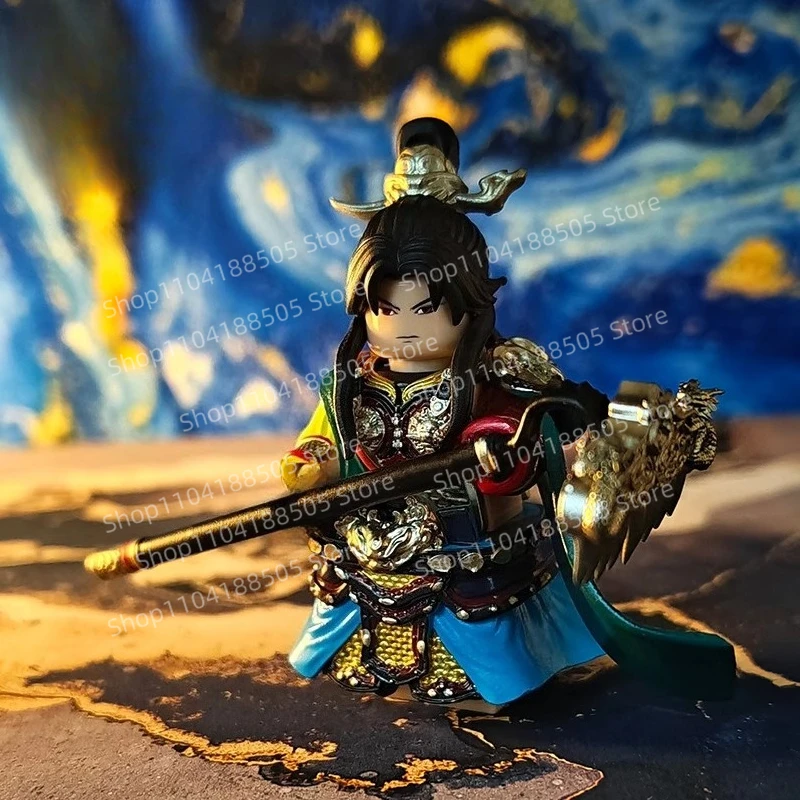 MOC Third-party New Doll Building Blocks Black Myth Wukong Canopy Marshal Armor Tide Play New Hand-painted Ornaments Gifts