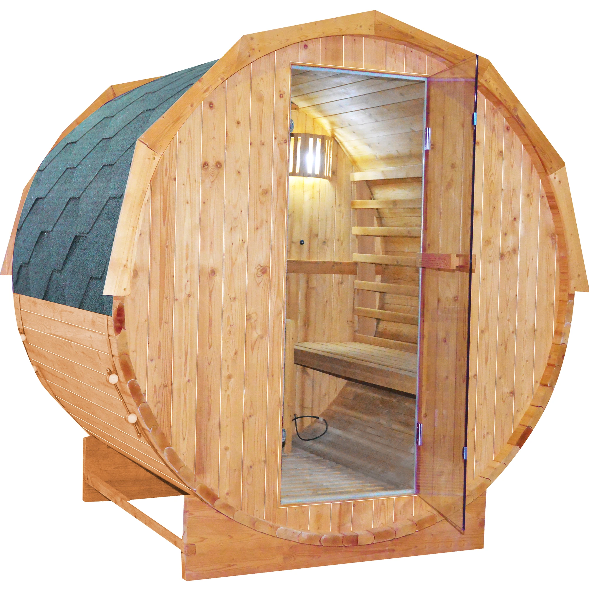 Luxury Indoor Outdoor Wooden Sauna Cabin Heating Home Use Dry Sauna Equipment  Sauna Room