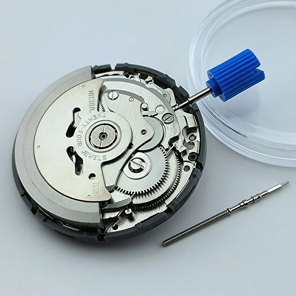 NH38 Movement Mechanical Automatic Watch Movement Replacement Movement NH38 Spare Parts Accessories