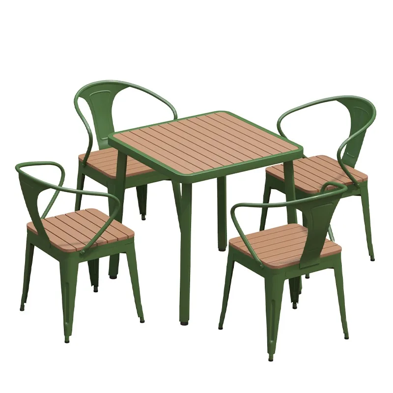 

Modern Outdoor Furniture Sets All-Weather Aluminum Patio Table & Chairs for Garden Terrace Café & Commercial Use