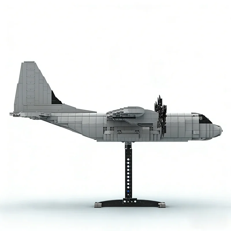 1609ピース 飛行機ブロック C-130-J スーパーヘラクレス MOC カスタマイズ モジュラービルディングブロックモデル シンプルテクノロジー DIY ホリデーおもちゃギフト