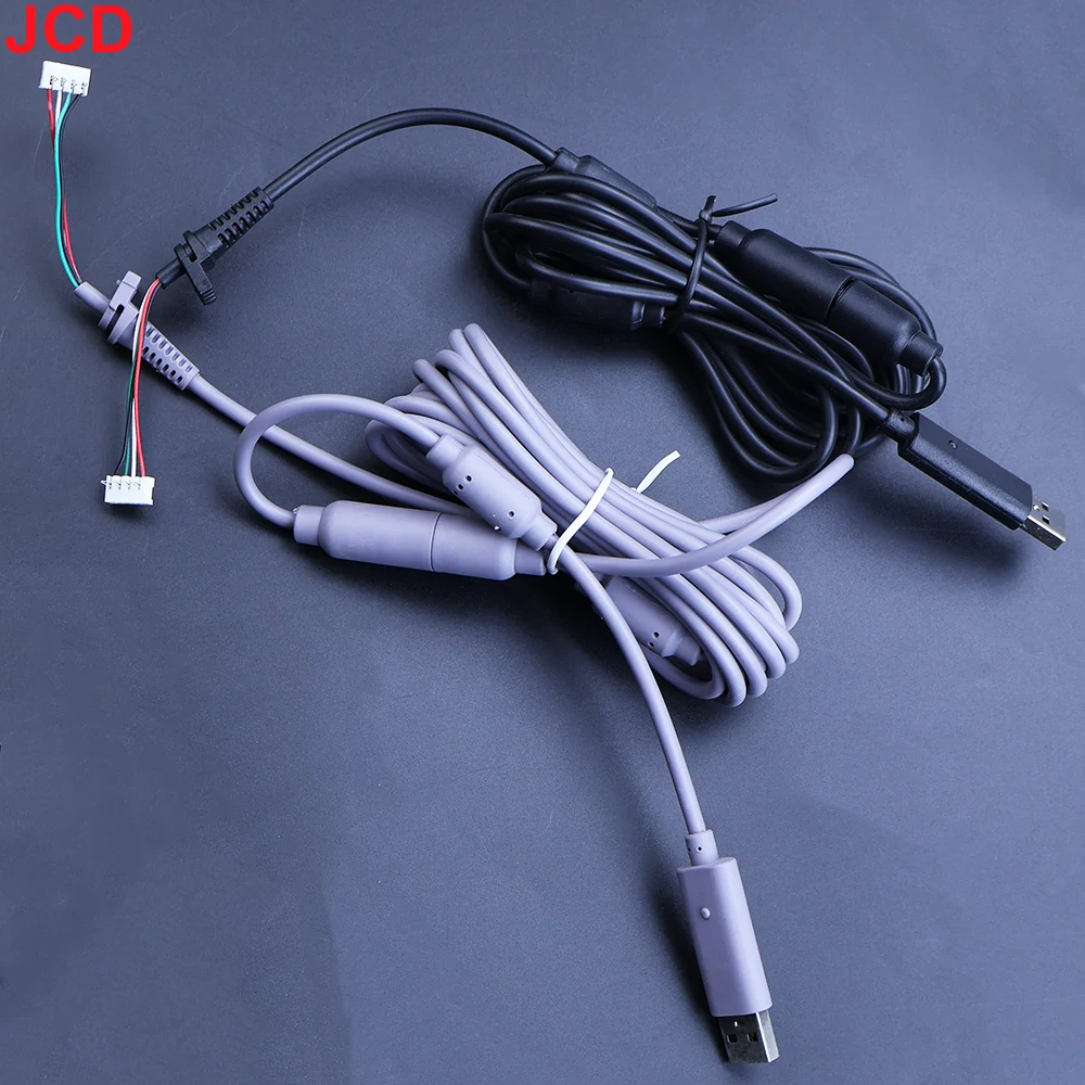 JCD 1pcs High Quality USB 4 Pin For Cable Cord Cable+Breakaway Adapter Replacement For Xbox 360 Wired Controller Accessories