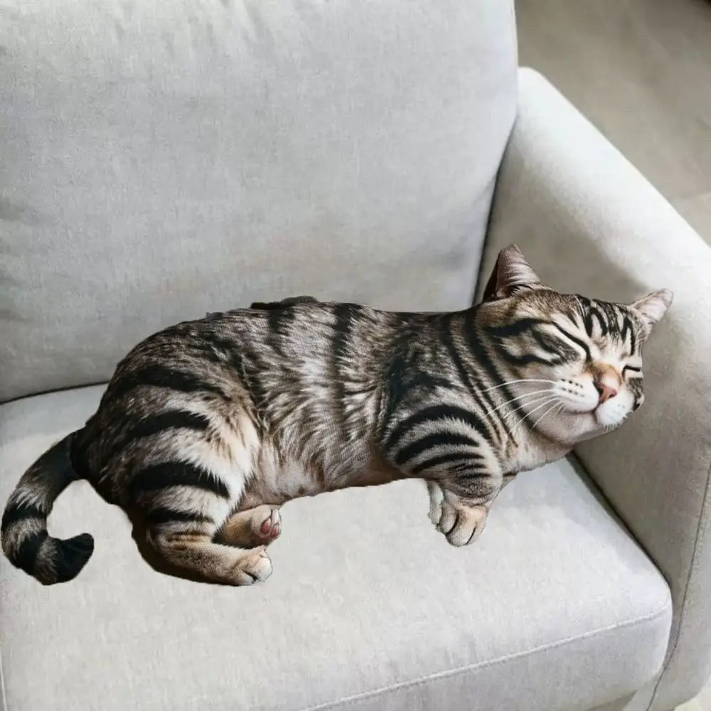 Material Animal Body Pillow PP Cotton Filled Soft Texture Poultry Throw Pillows Cute Design 40cm Size Cat Keychain Bedroom Use