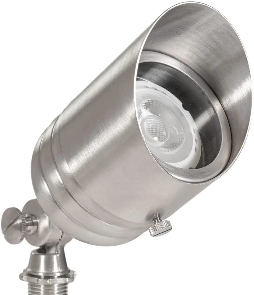 VOLT 20-Pack 12V Fat Boy Stainless Steel Outdoor Spotlights for Low Voltage Landscape Lighting