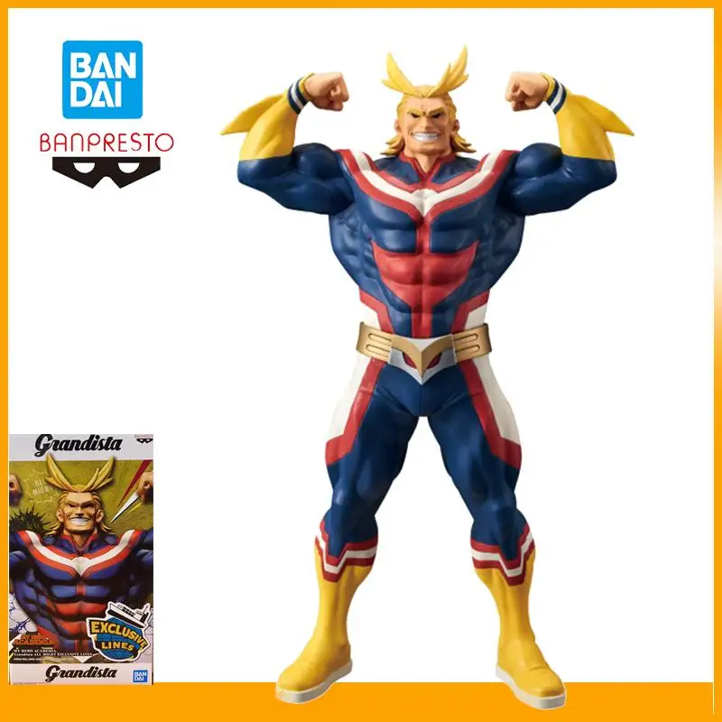 

Оригинальные Bandai Banpresto My Hero Academia Grandista All Might, аниме-фигурки, модель, подарок для фанатов аниме, украшения, 28 см, ПВХ