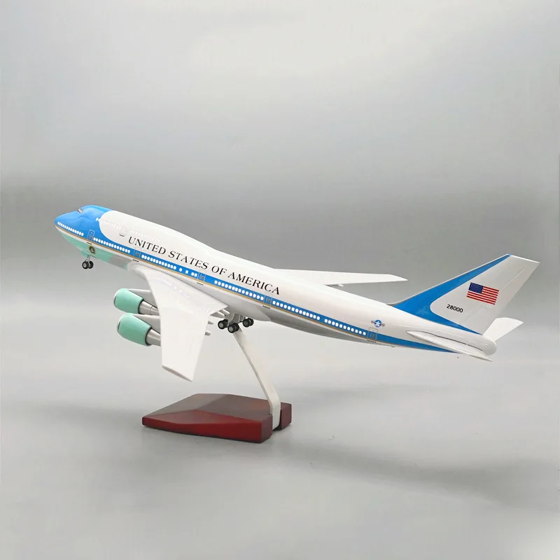

Cool Stuff Toy Car Funny Gift-1:150 Super Large Air Force 1 Aircraft Model,Voice Control Light,Collection Ornament,Toys for Boys