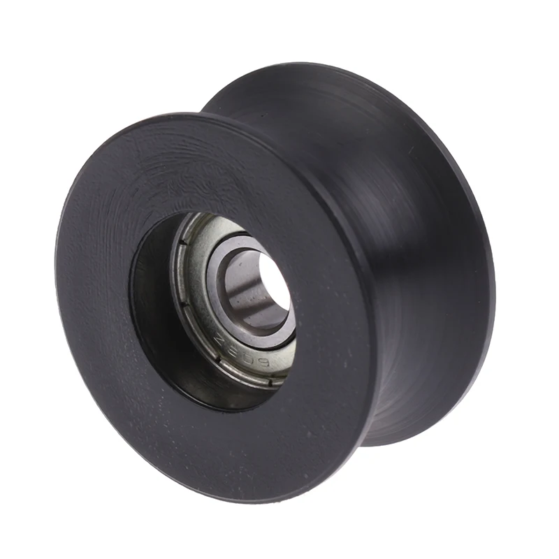 NEW SALE 1Pcs 8*40*20.5mm Nylon Roller Bearings 0840UU 8mm Groove Guide Pulley Sealed Rail Groove Ball Bearing Wheel