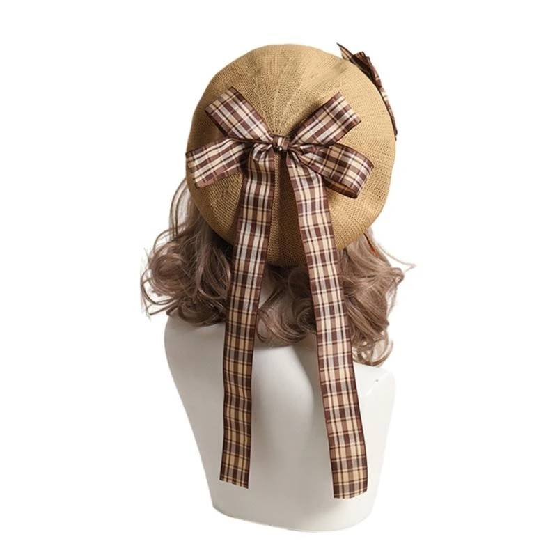 Maid Hat for Spring Women Hat Autumn Chauffeur Hat Elegant Octagonal Cap Subculture Headwear Accessories