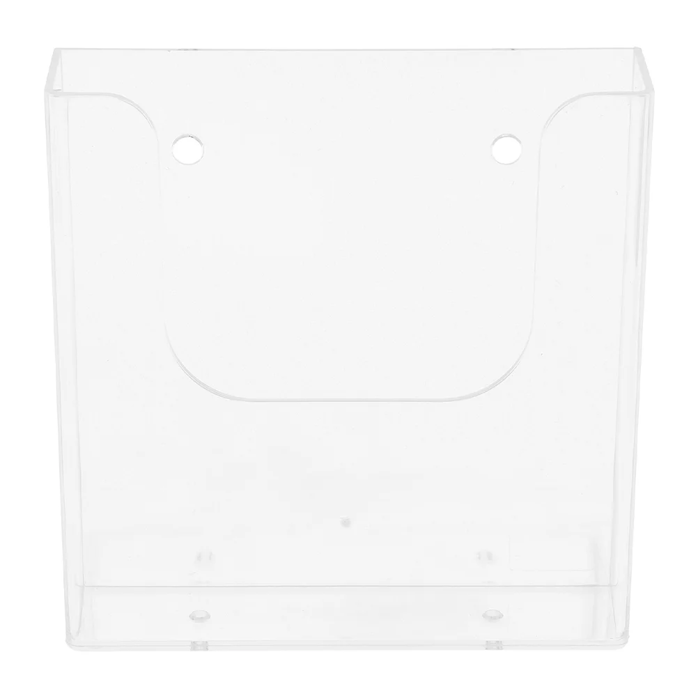 Wall-Mounted Display Rack, Clear Stand, Magazine Holder, File Organizer, Mail, Pocket Files, No Trace, Glue, Office