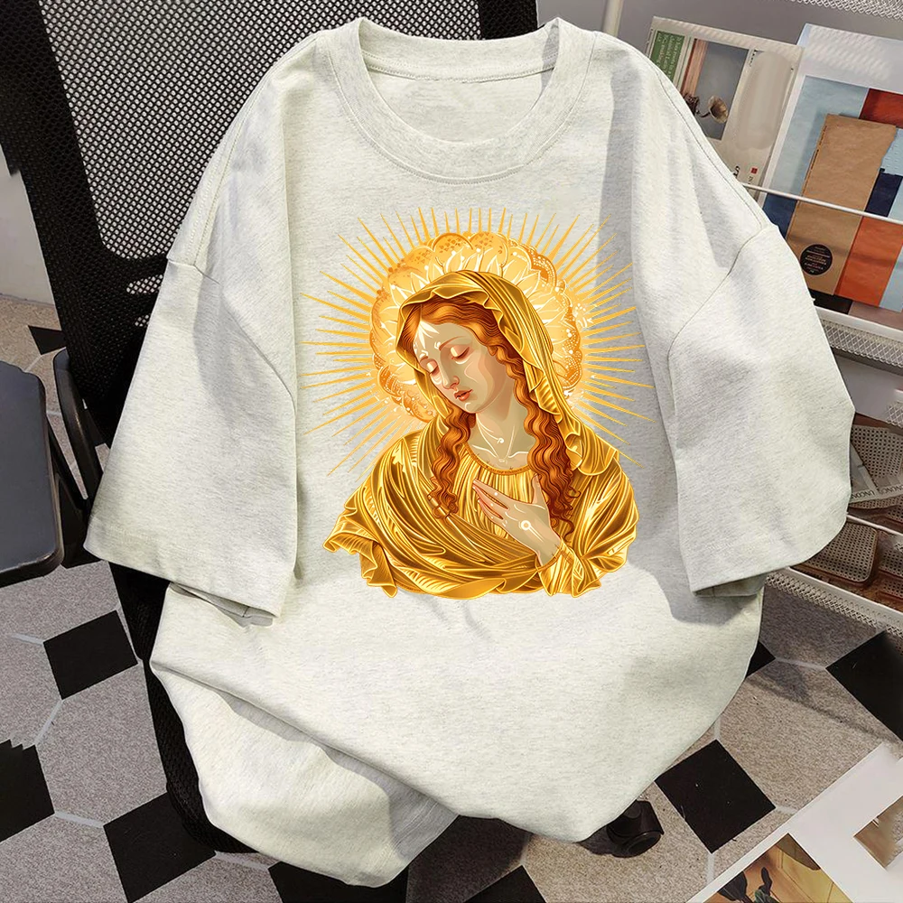 25cm Religion: Our Lady Of Christ Jesus Iron On Heat Transfer Stickers For Ironing Transfers For Clothing Diy Clothes Appliques