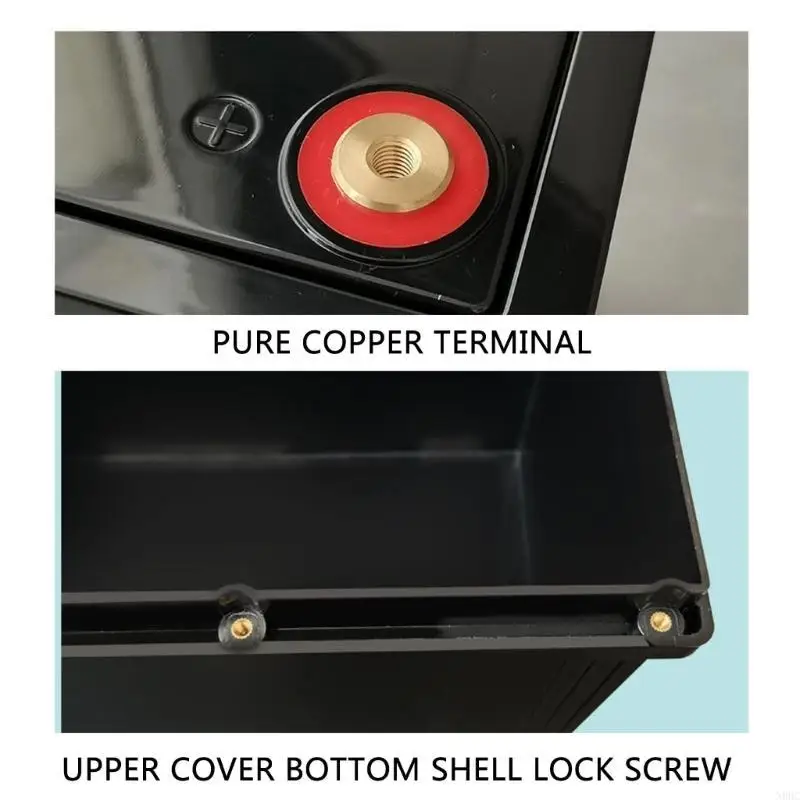 12V 90AH Lithium Battery Plastic Case Battery Empty Box with Waterproof Seal and Portable Handle N0HC