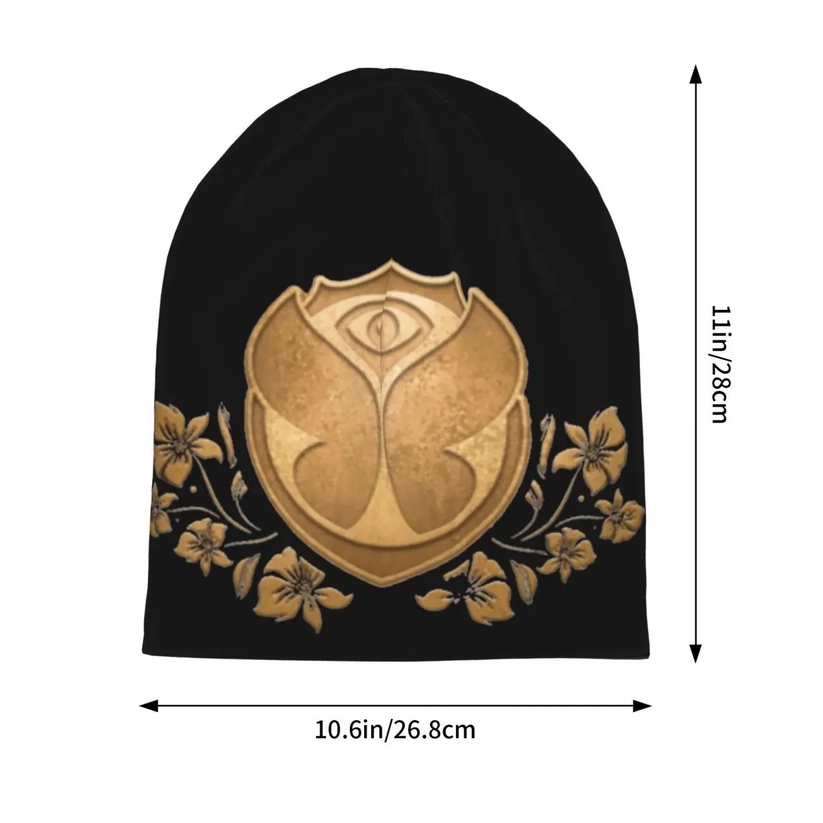 Women Men Vintage Tomorrowland Logo Beanies Skullies Accessories Retro Bonnet Knit Hat Unique Winter Caps Gift for Birthday