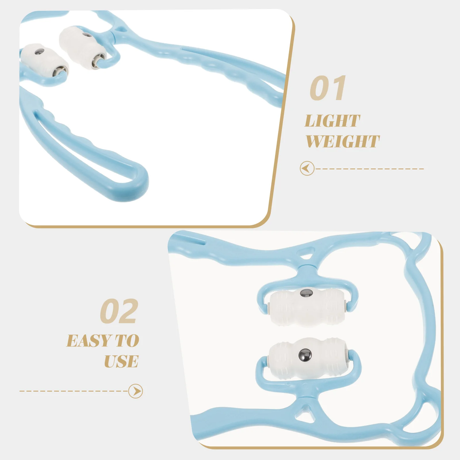 

Массажер для шейного отдела позвоночника, ролик для шеи, эргономичный ручной ручной инструмент для шеи, плеч, мышечной усталости, роликовый массаж