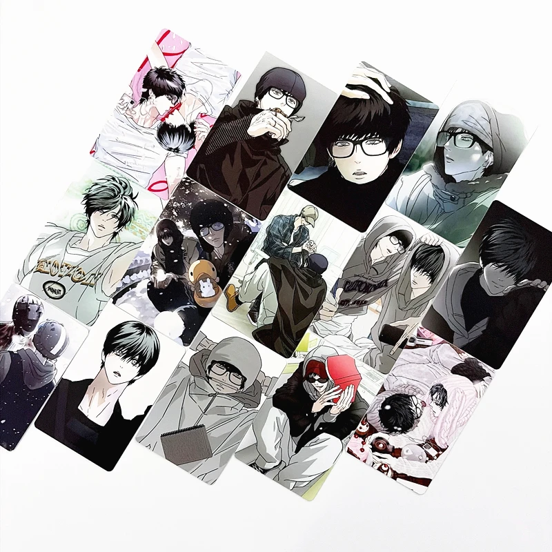 14PCS Korean BL Manhwa Happy Together Lomo Cards Set High Quality Photocard Manga Fans Collection Decor Gift