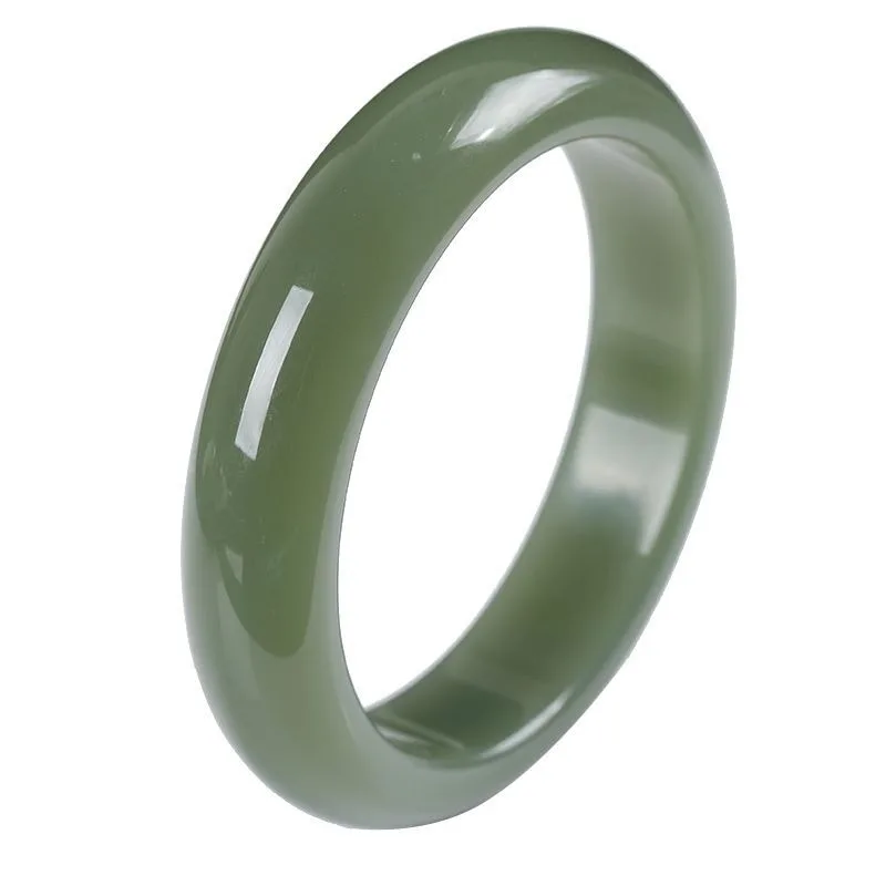 Qingyu round strip water lake water green beautiful girl bracelet