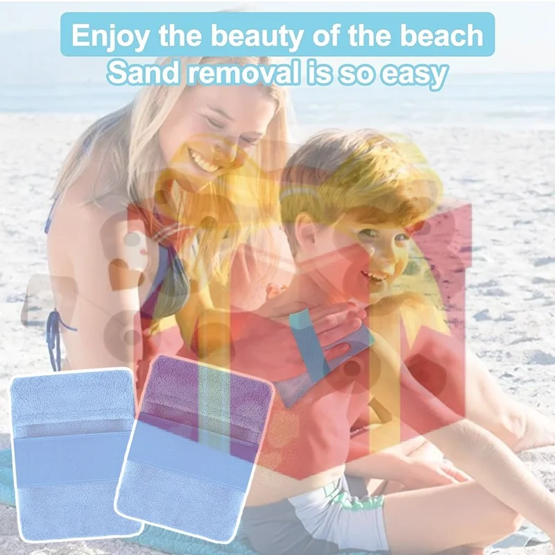 【HG】New Sand Remover For Beach Beach Sandbag Powder Bag Sand Removal Brush Sand Remover Brush Beach Vacation Camping Essentials