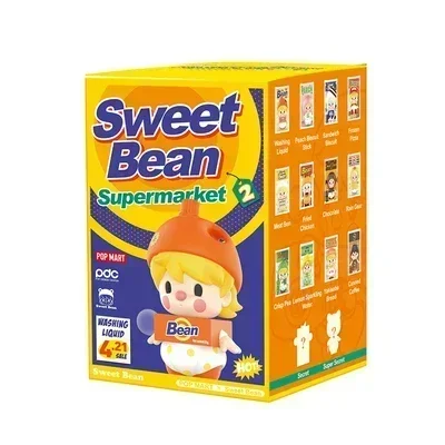 POP MART Sweet Bean Supermarket 2 Series Blind Box Toys Kawaii Anime Action Figure Caixa Caja Surprise Mystery Box Dolls Girls