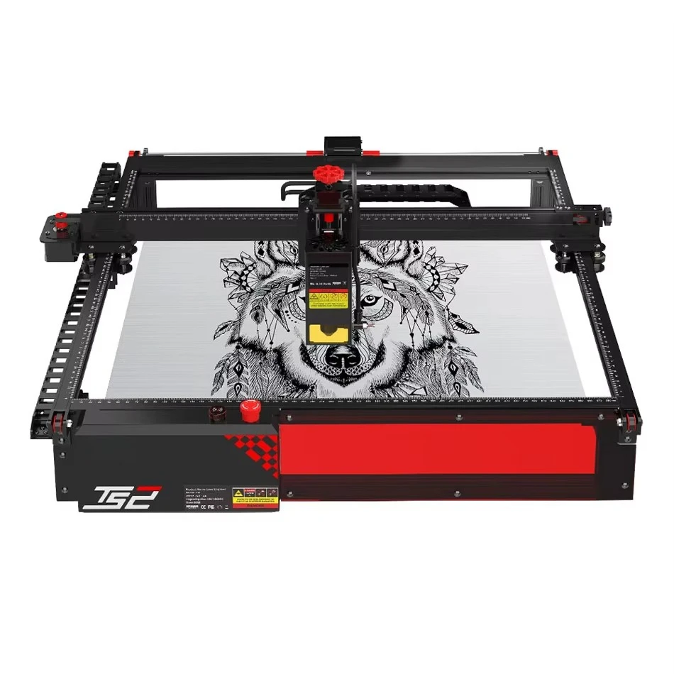 TS2 20 Watt Auto Focus 3d Small Diy Glass coherent light  Engraving Machine Cutting for Metal Leather Jewelry Glass