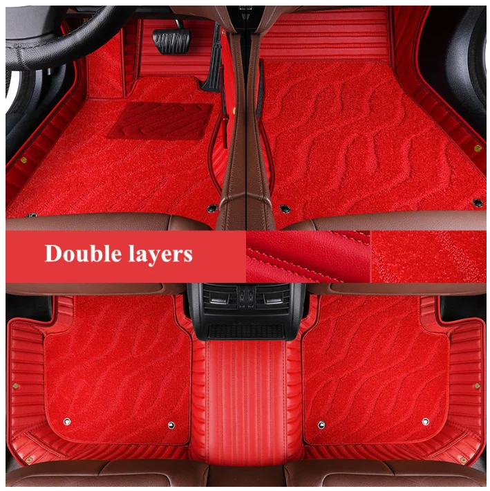 Custom special car floor mats for Mercedes Benz EQS 500 SUV 5 seats 2026-2023 waterproof rugs durable double layers carpets