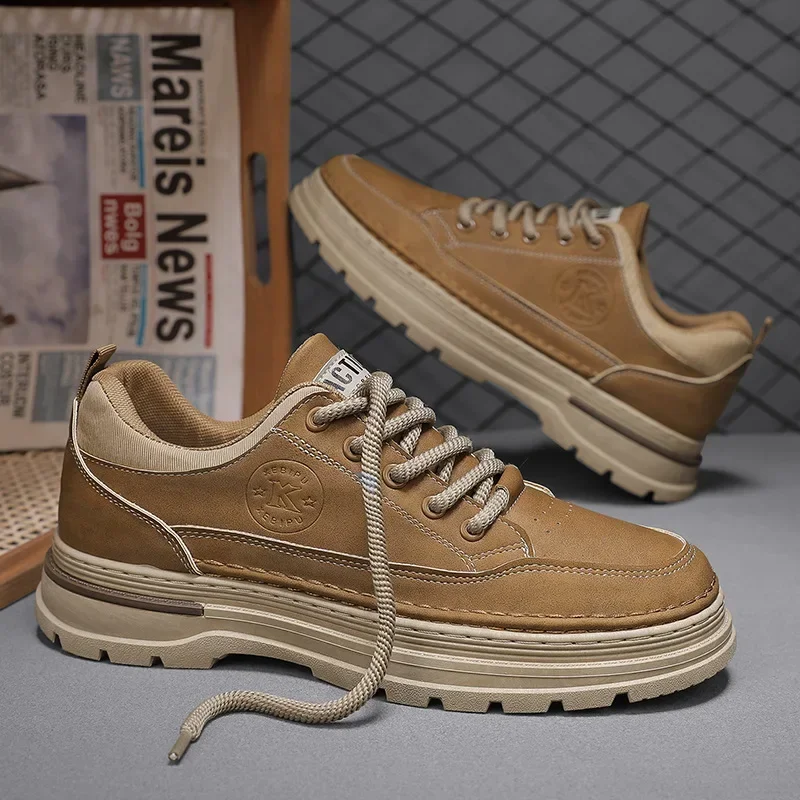 Fashion Men's Shoes High Top Casual Sports Shoes for Men Designer Anti-Slip Ankle Boots Outdoor Platform Men Work Safety Shoes
