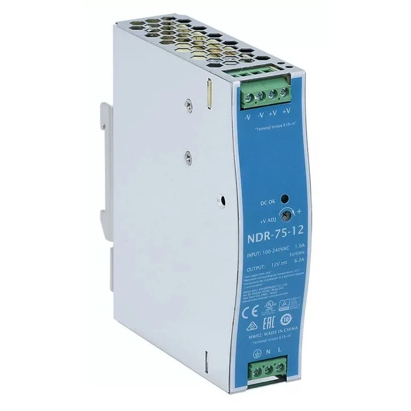 Rail type switching power supply 75/120/240/480 DC 24v12v48v transformer 5A10A