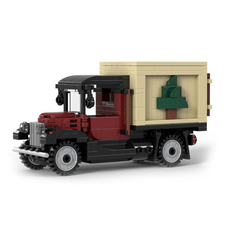 MOC Christmas car Building Blocks Modular Model Kit Assembly Toys Gift for Adults Kids