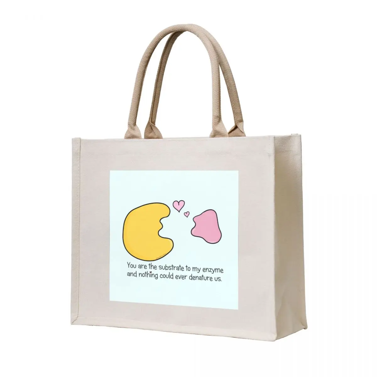 

Enzyme and Substrate Love Story Tote Bag Women's bags Shopper bag cloth bag woman