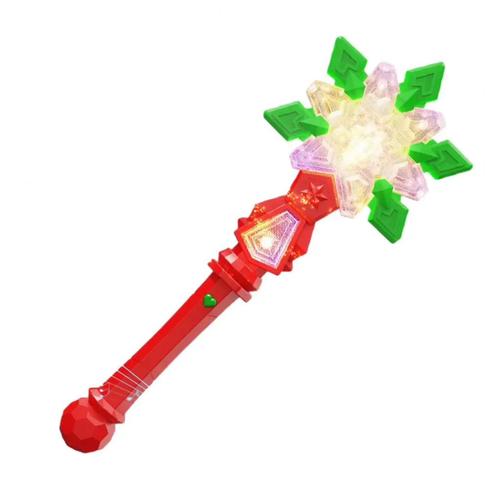 เด็ก Snowflake Wand พร้อมไฟ Snowflake Wand พร้อมไฟเสียงสําหรับเด็ก Princess Birthday Party Supplies คริสต์มาสฮาโลวีน