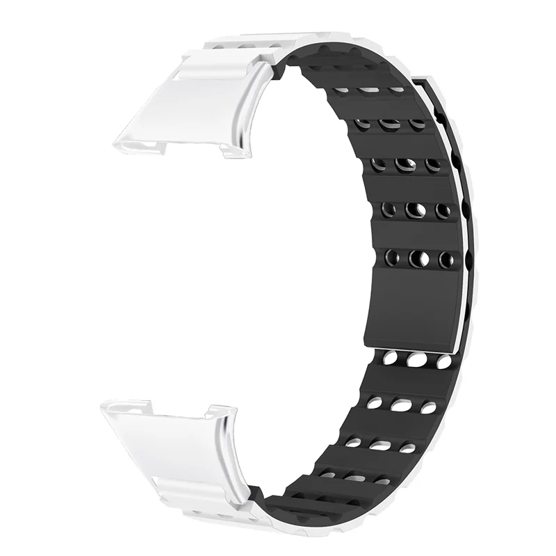 

Силиконовый магнитный ремешок для часов с воздушным отверстием для Xiaomi Band 7Pro, быстросъемный прочный дышащий спортивный ремешок для умных часов для мужчин и женщин