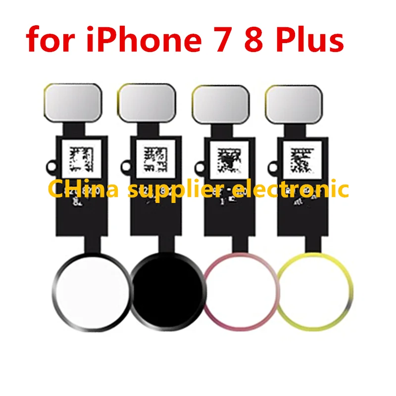 10pcs Home Button Flex Cable for iPhone 7 8 Plus universal Menu Keypad Return All Fuction Solution