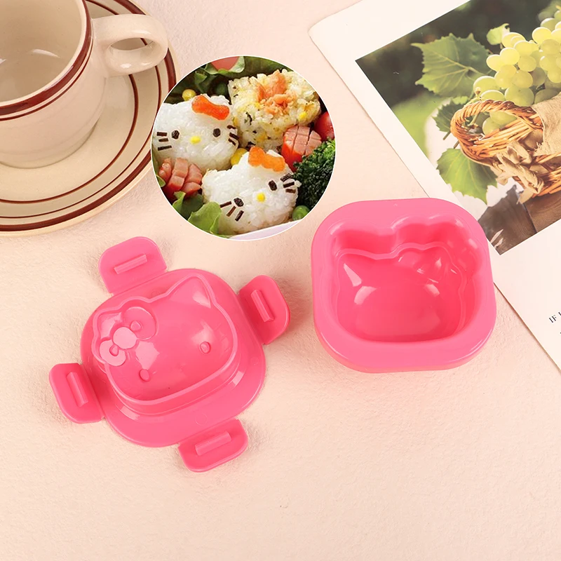 Sanrio Cartoon Hello Kitty Shape Rice Ball Mold Egg Mold Rice Ball Bento Embossing Molds DIY Tool Kitchen Accessories