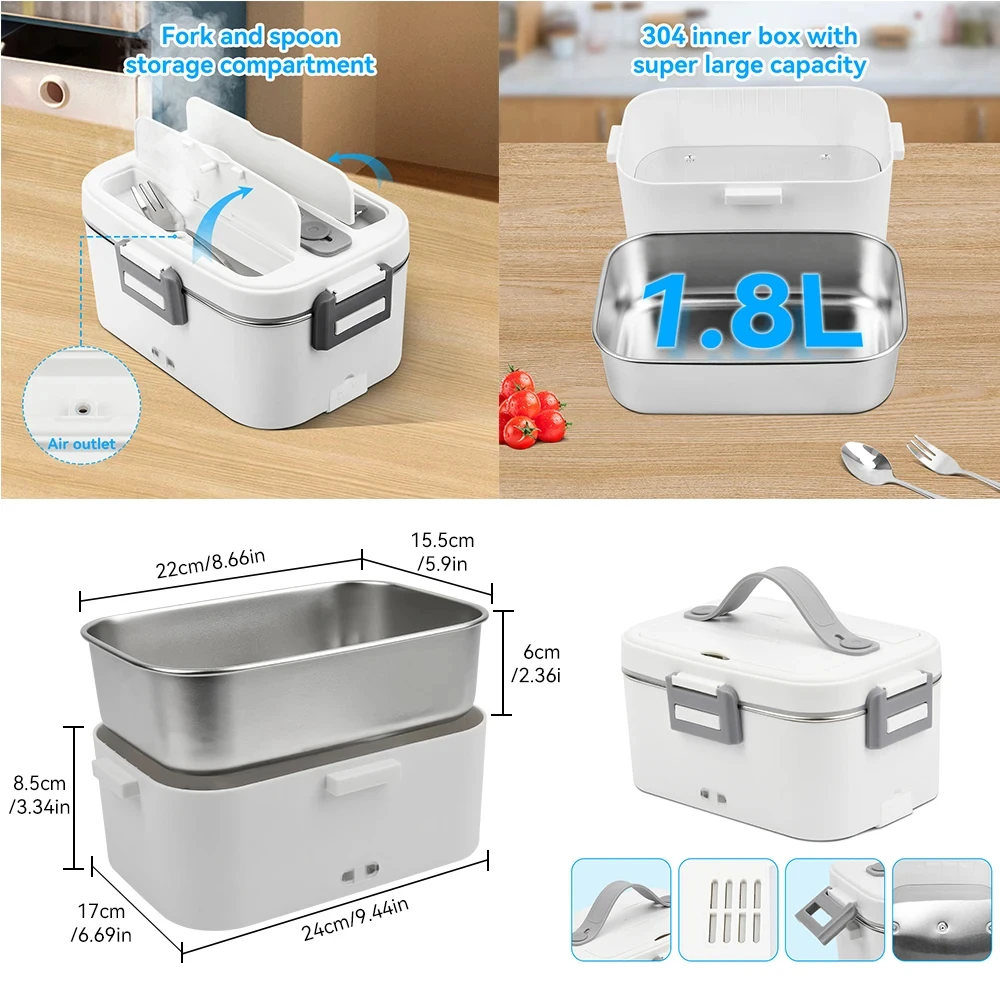 Electric Lunch Boxes Household Appliances Food Heaters Eat Lunch Lunch Boxes Electricity for Kitchen