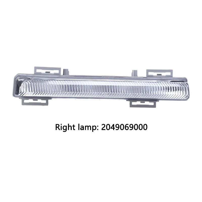 Front DRL Fog Lamp Cover Chrome Trim Lower Grille For Mercedes Benz C Class W204 A2048851353 A2048851453 A 2048852974 2049068900 view 6