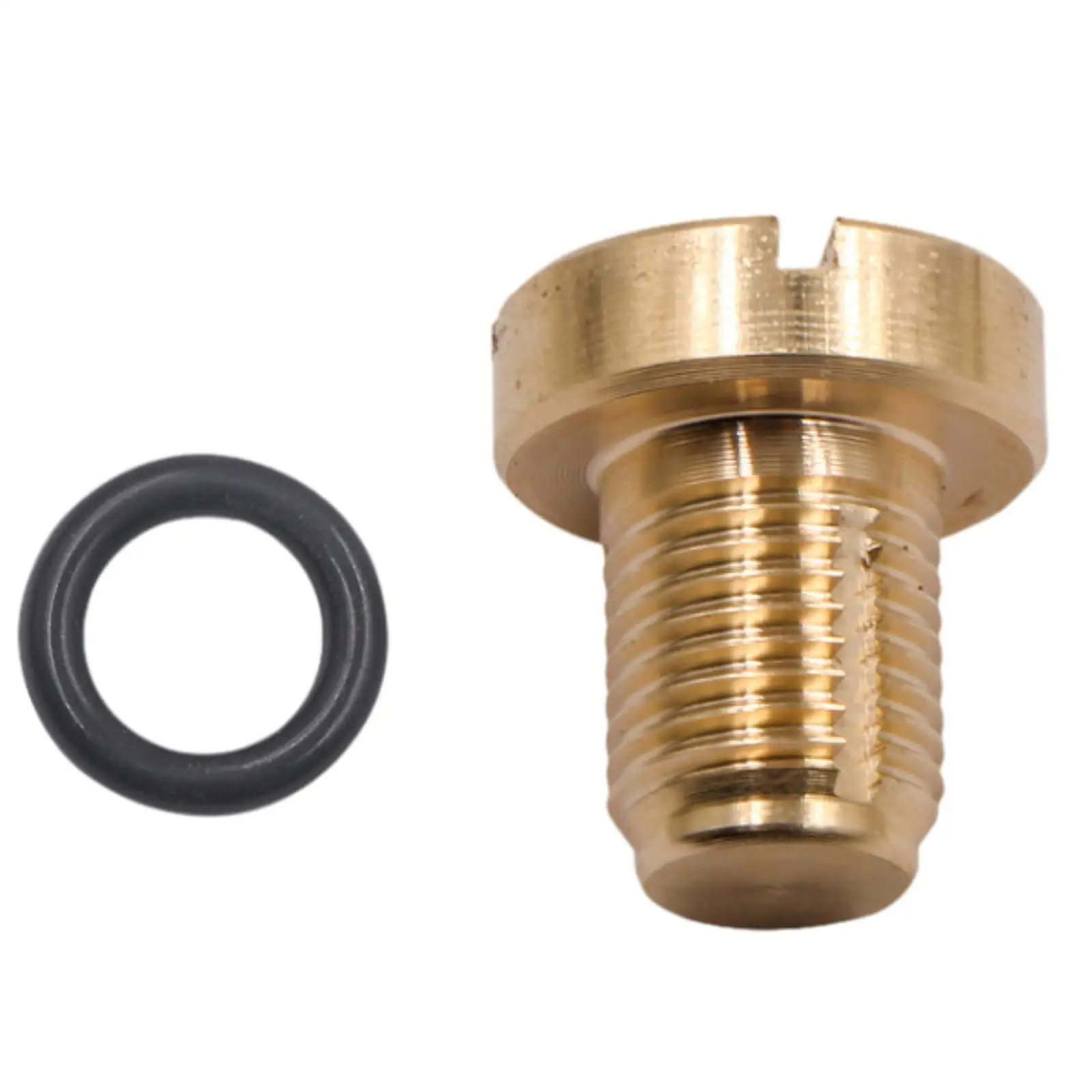 Engine Radiator Bleeder Screw with O Ring Durable Coolant Drain Plug Replacement for BMW E46 E39 E36