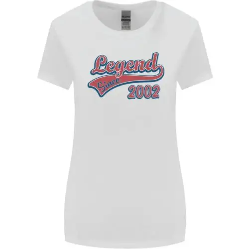 Legend Since 22nd Birthday 2002 Womens Wider Cut T-Shirt