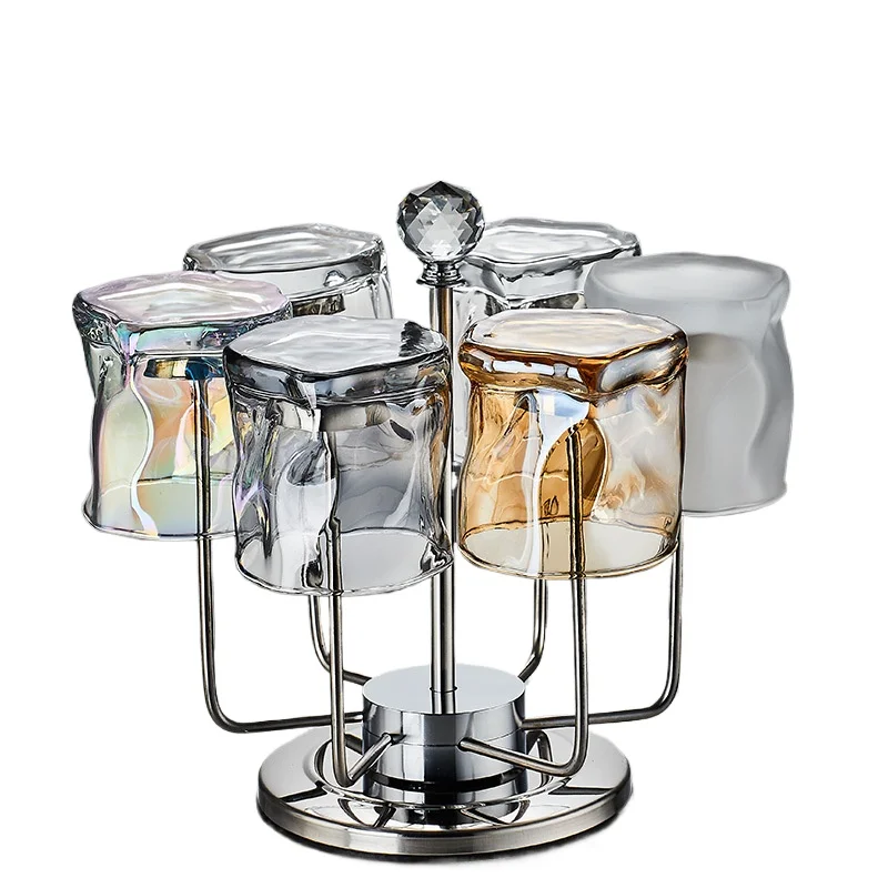 

Premium summer home glass water cup set light luxury living room hospitality heat-resistant tea cup beer cup