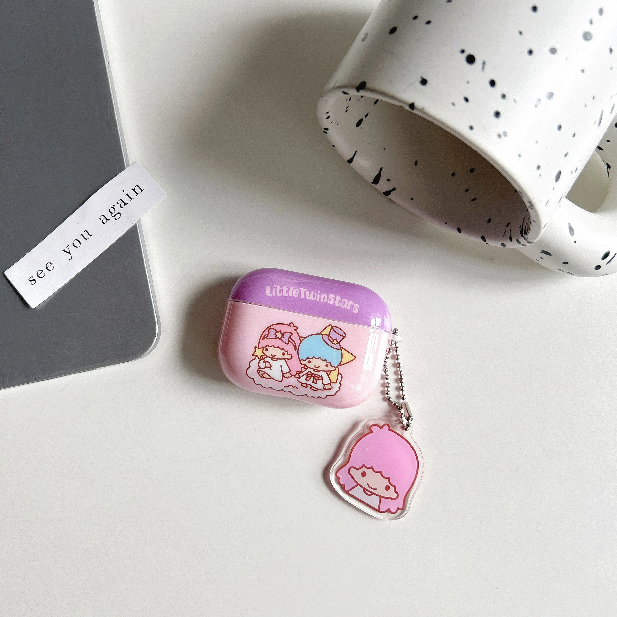 Sanrio Little Twin Stars For Apple AirPods 1 2 3rd Cute Boy and Girl For Air pods Pro/Pro2 Wireless Bluetooth Earphone Case