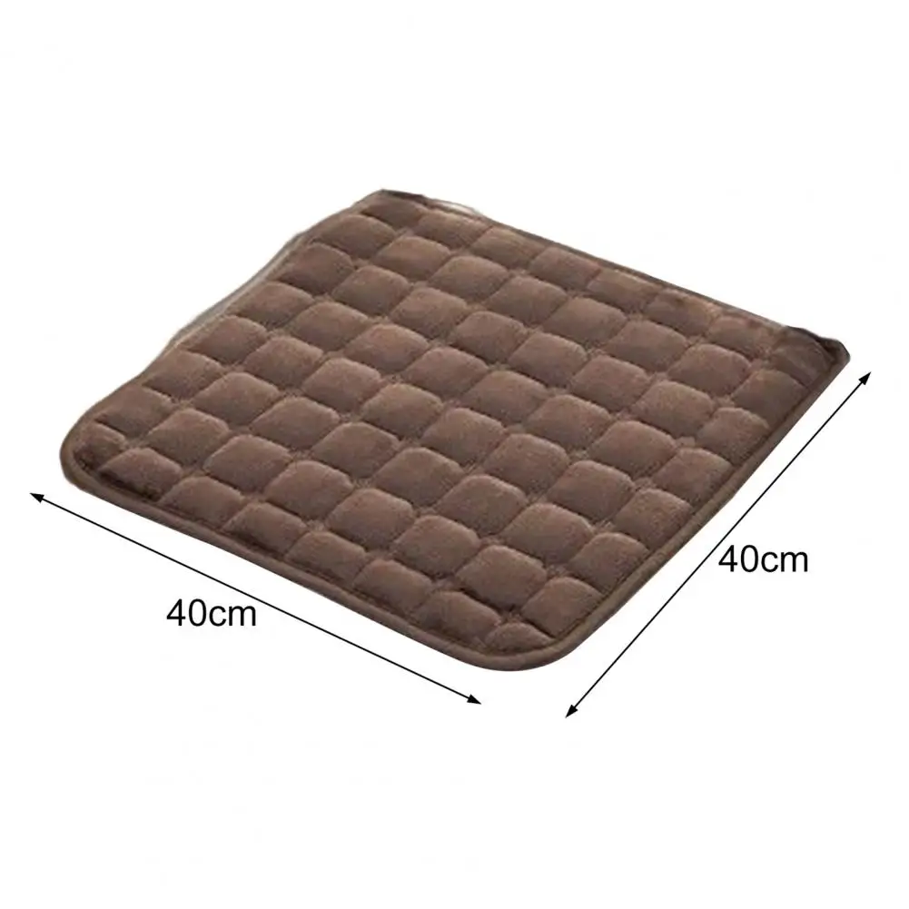 Floor Cushion Plush Square Seat Pad for Home Office Comfort Non-slip Chair Cushion for Indoor Outdoor Dining Chairs Thicken